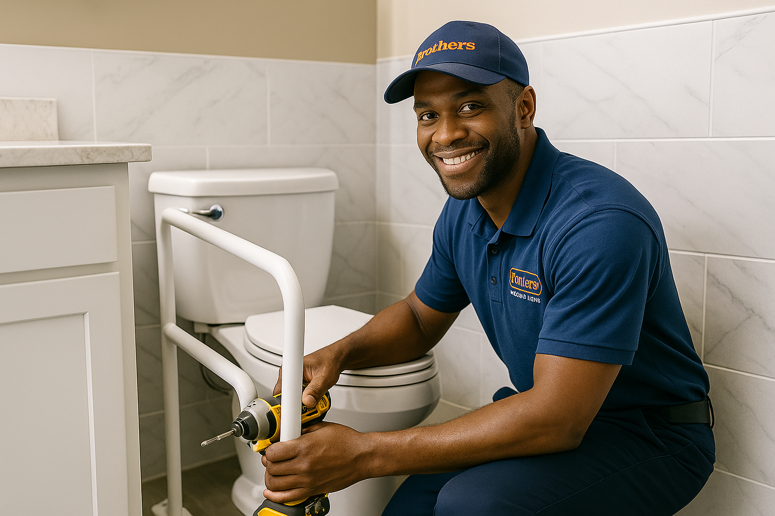 Bathroom Safety Rails installation service